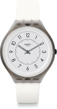Load image into Gallery viewer, Swatch Skin Skinclass White Dial Silicone Strap Unisex Watch SVUM101