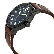 Load image into Gallery viewer, Chandler Dark Blue Dial Men's Brown Leather Watch