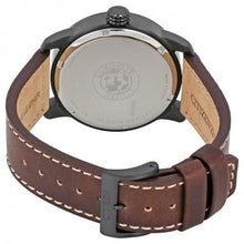 Load image into Gallery viewer, Chandler Dark Blue Dial Men's Brown Leather Watch